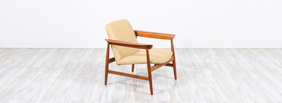 Finn Juhl Model BO-118 Teak Lounge Chair for Bovirke