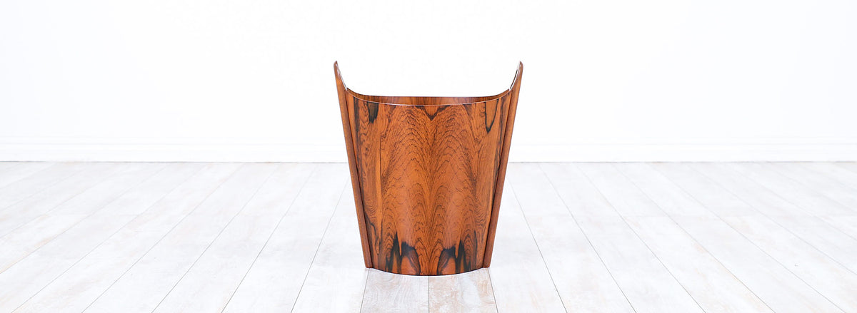 Einar Barnes Rosewood Waste Basket for P.S. Heggen 