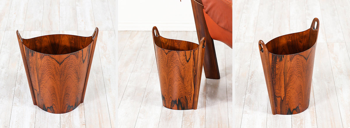 Einar Barnes Rosewood Waste Basket for P.S. Heggen 