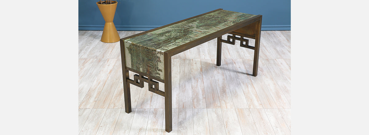 Philip and Kelvin LaVerne “Spring Festival” Console Table
