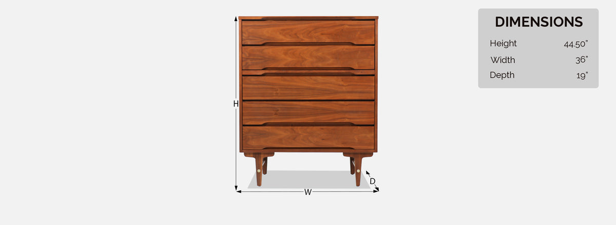 Mid-Century Modern Chest of Drawers by Stanley Furniture 