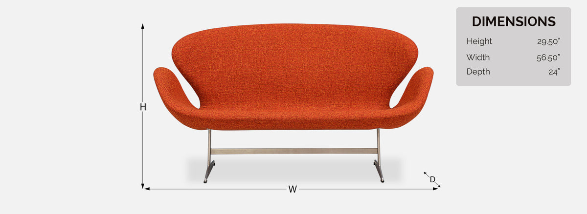 Arne Jacobsen “Swan” Sofa for Fritz Hansen