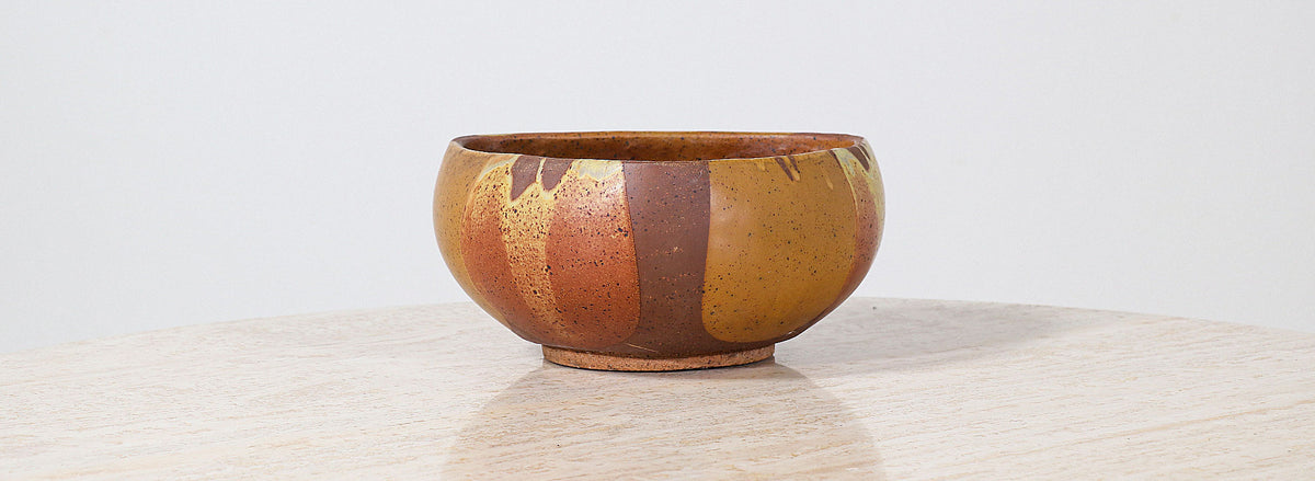 David Cressey ”Flame” Glazed Ceramic Vase for Architectural Pottery 