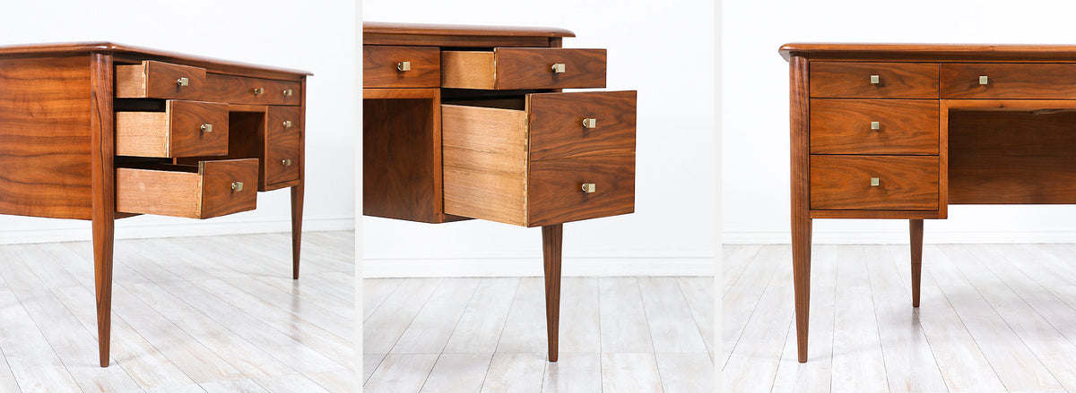 John Lubberts & Lambert Mulder Executive Desk with Bookcase for Tomlinson