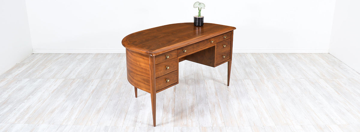 John Lubberts & Lambert Mulder Executive Desk with Bookcase for Tomlinson