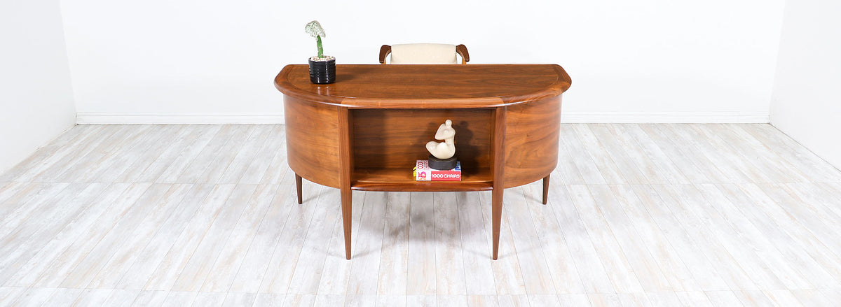 John Lubberts & Lambert Mulder Executive Desk with Bookcase for Tomlinson