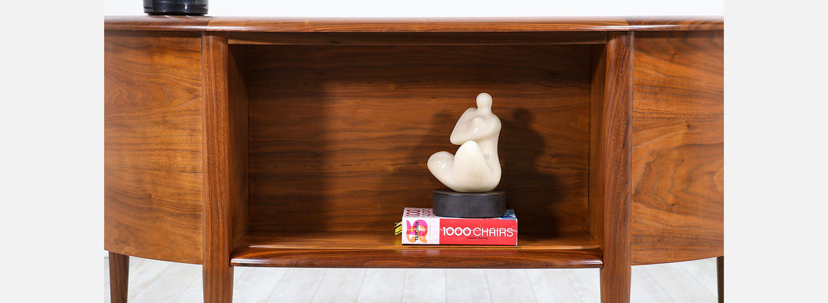John Lubberts & Lambert Mulder Executive Desk with Bookcase for Tomlinson