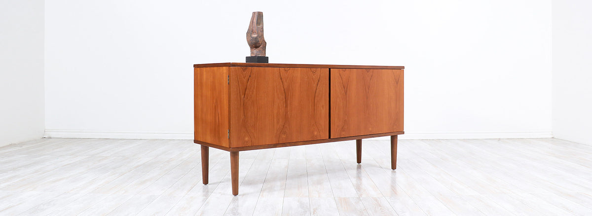 Danish Modern Teak Credenza by Hans OIsen