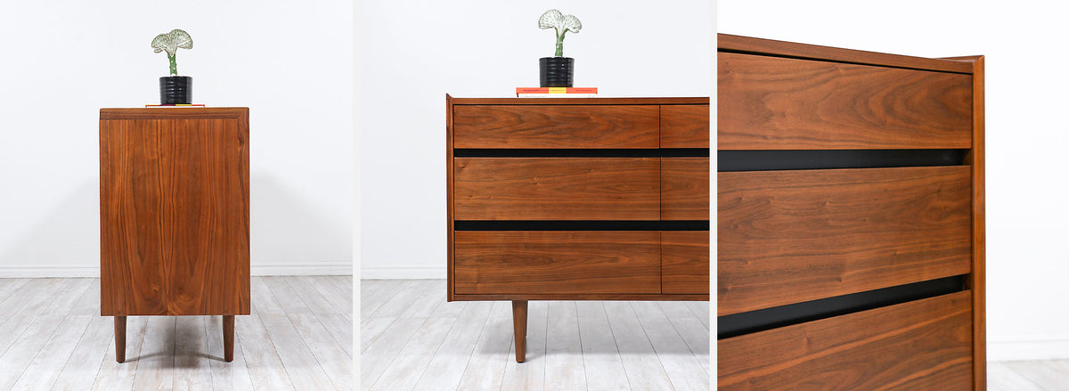 Merton L. Gershun Walnut Dresser for Dillingham