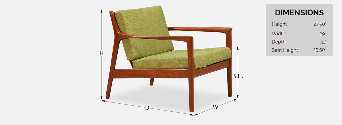 Folke Ohlsson Model 75-C Teak Lounge Chair for Dux 2