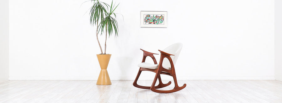 Aage Christiansen Rocking Chair for Erhardsen & Andersen