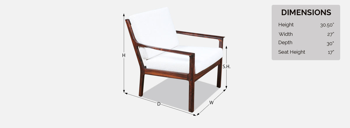 Fredrik Kayser Model-395 Rosewood Lounge Chair for Vatne Møbler