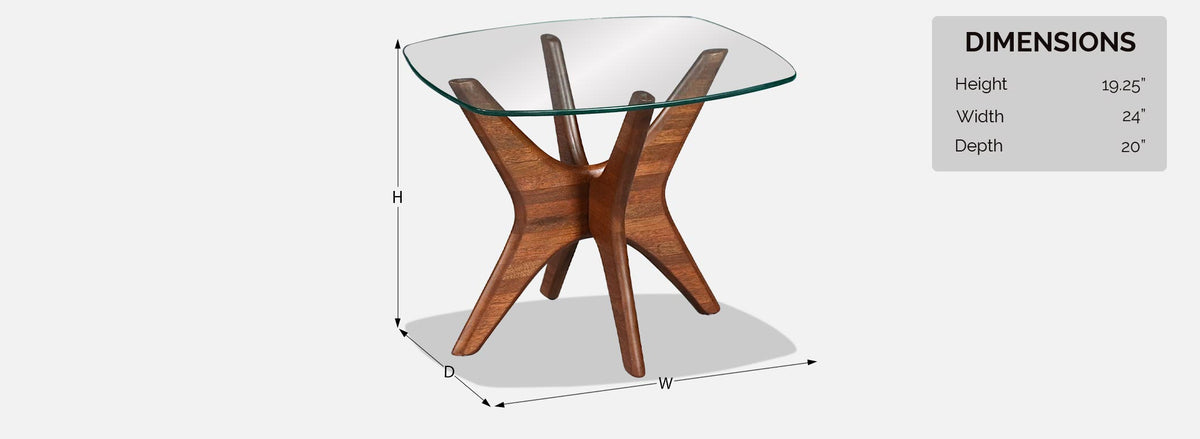 Adrian Pearsall 1618-ET Sculpted Side Table for Craft Associates