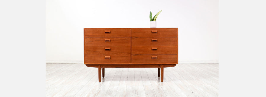 Børge Mogensen 8-Drawer Teak Dresser for Søborg Møbelfabrik