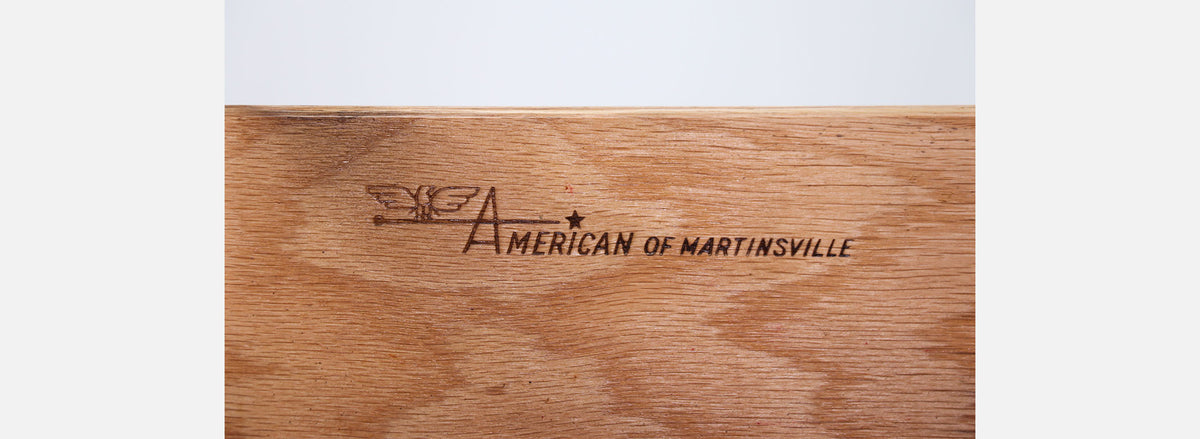 Merton L. Gershun Tambour-Door Chest of Drawers by American of Martinsville