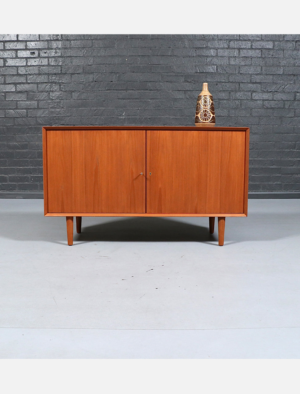 Danish Modern Teak Credenza by Christian Linneberg