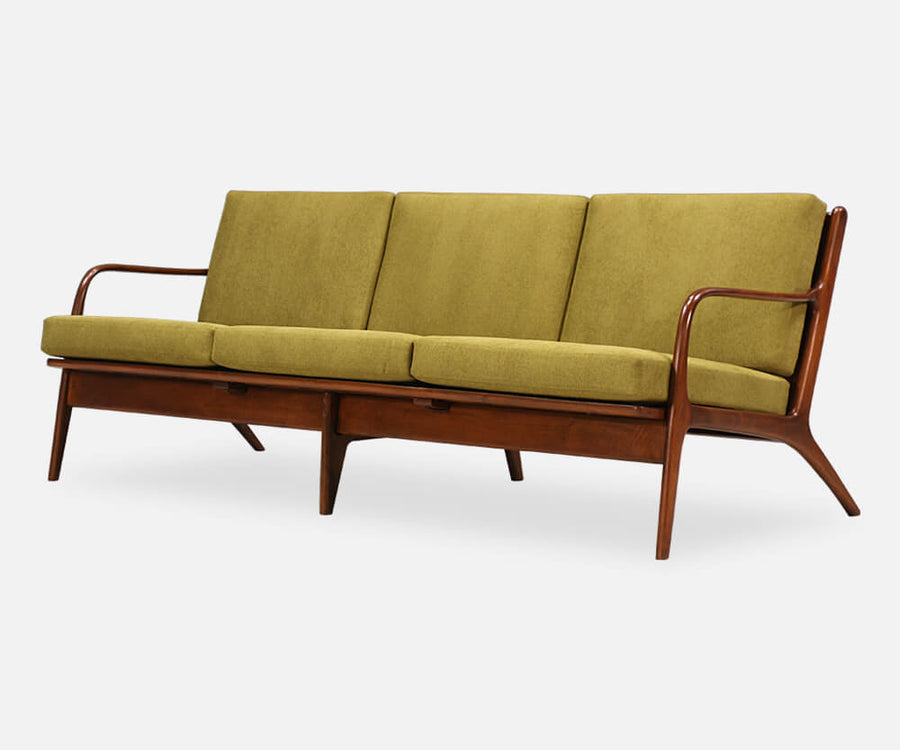 Adrian Pearsall Walnut Sofa for Craft Associates