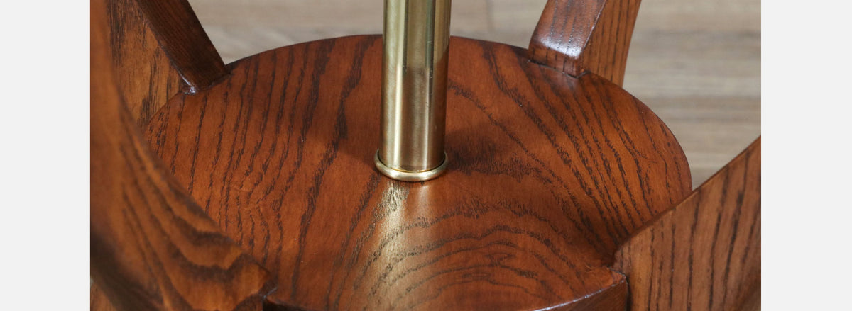 Mid-Century Modern Sculpted Floor Lamp by Roller Lamp Co.
