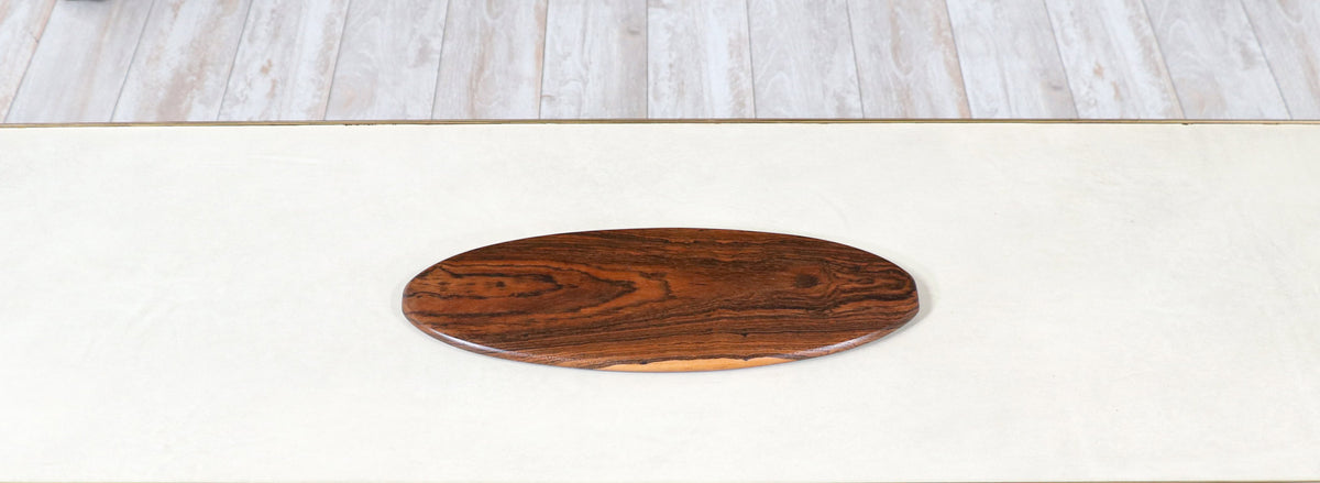 Don S. Shoemaker Rosewood Oval Tray for Señal Furniture