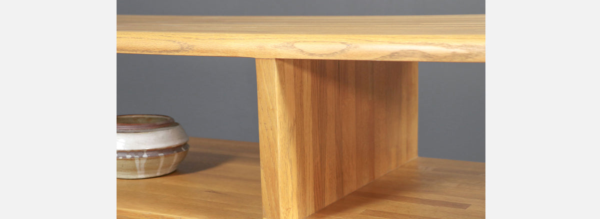 Mid-Century Modern Modular Oak Bookshelves System