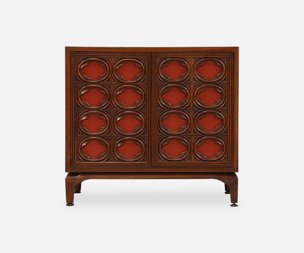 Maurice Bailey Cabinet w/ Leather Front Doors for Monteverdi-Young