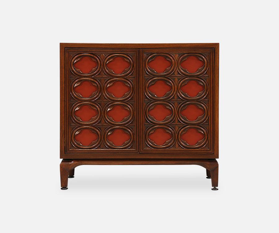 Maurice Bailey Cabinet w/ Leather Front Doors for Monteverdi-Young