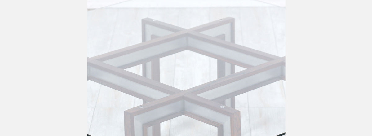 Danish Modern Rosewood & Steel Coffee Table by Henning Korch