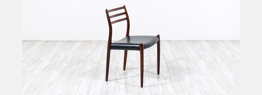 Niels Moller Model-78 Rosewood Desk Chair for Mobelfabrik