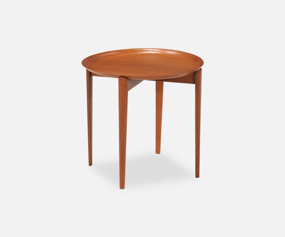 Swedish Modern Teak Tray Side Table