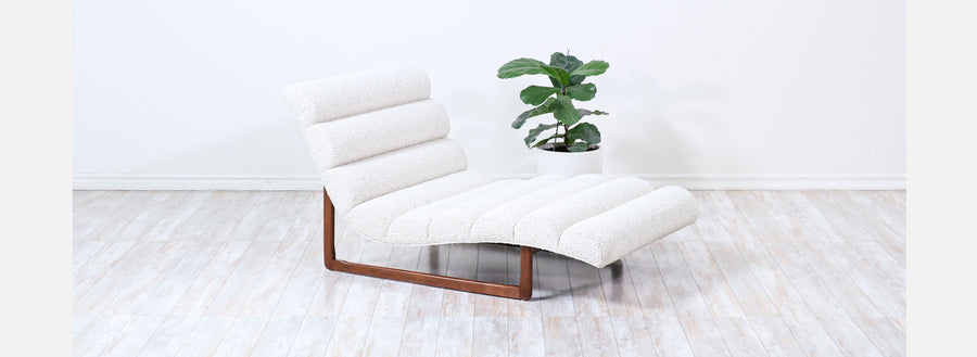 Adrian Pearsall "Wave" Chaise Lounge Chair for Craft Associates