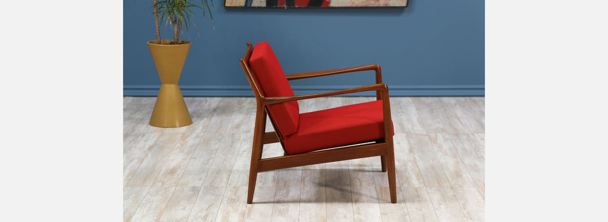 Folke Ohlsson Model 1043-C Lounge Chair for Dux