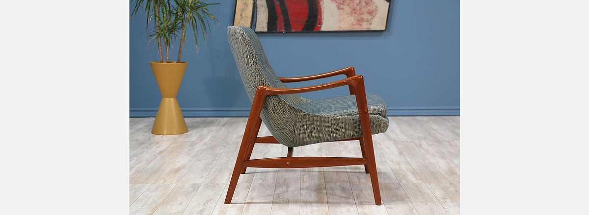 Adolf Relling Teak Lounge Chair for Dokka Møbler