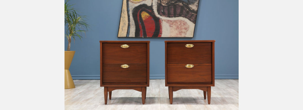 Mid Century “Mainline” Nights Stands by Hooker