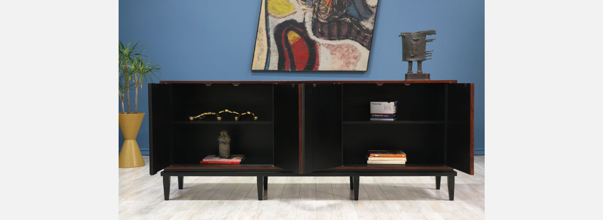 Mid Century Modern Brazilian Rosewood Credenza