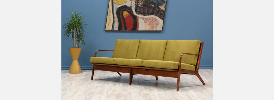 Adrian Pearsall Walnut Sofa for Craft Associates