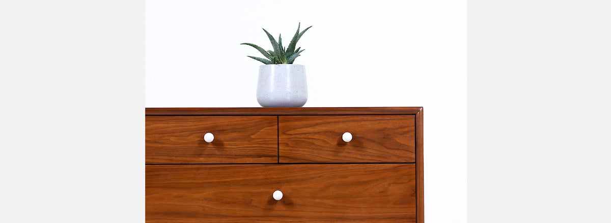 Kipp Stewart & Stewart McDougall ”Declaration” Walnut Dresser for Drexel