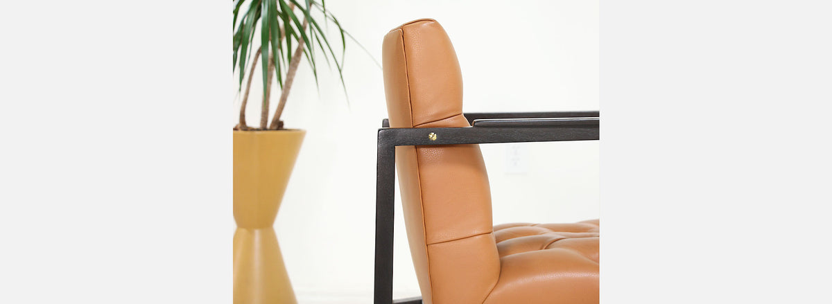 Edward J. Wormley Tufted Lounge Chair for Dunbar