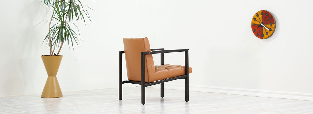 Edward J. Wormley Tufted Lounge Chair for Dunbar