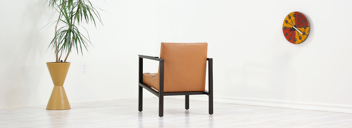Edward J. Wormley Tufted Lounge Chair for Dunbar