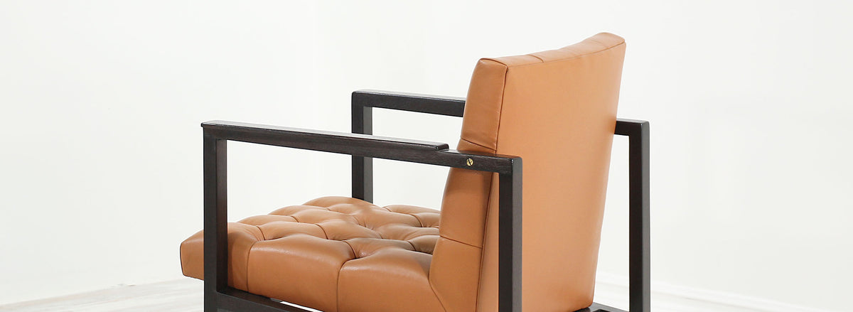 Edward J. Wormley Tufted Lounge Chair for Dunbar