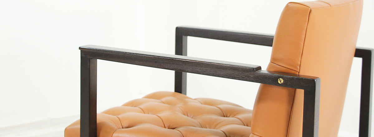 Edward J. Wormley Tufted Lounge Chair for Dunbar