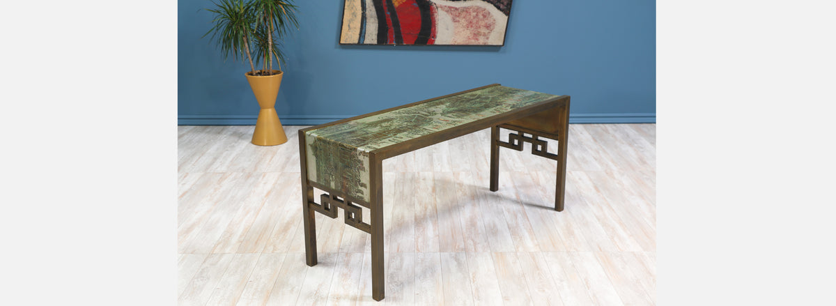 Philip and Kelvin LaVerne “Spring Festival” Console Table