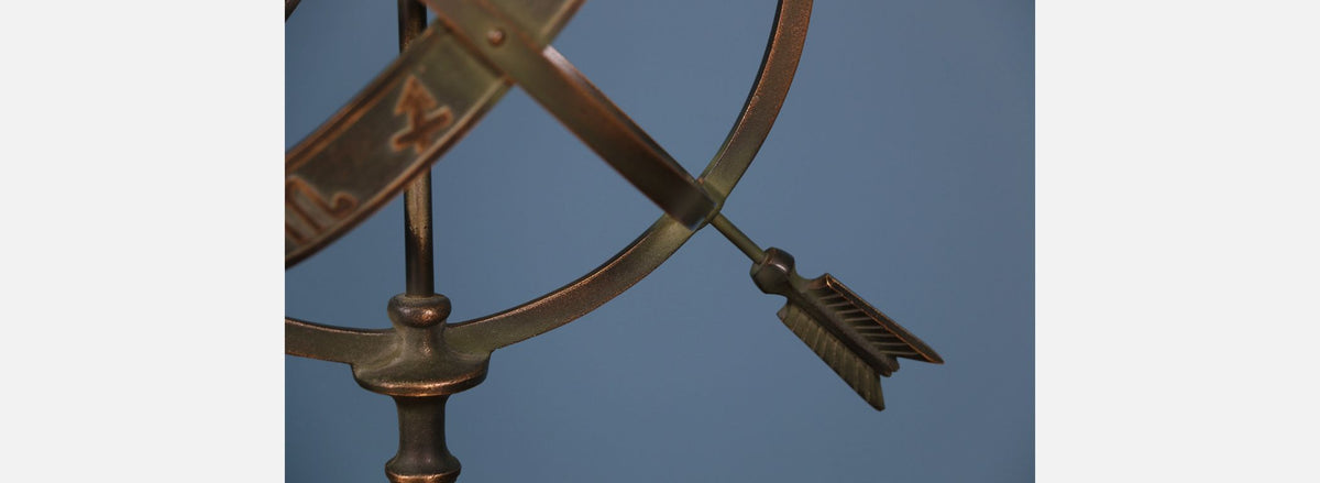 Frederick Cooper Astrological Zodiac Armillary Table Lamp