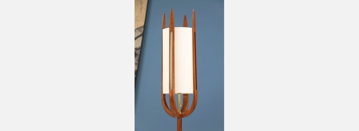 Mid-Century "Torch" Style Floor Lamp by Modeline