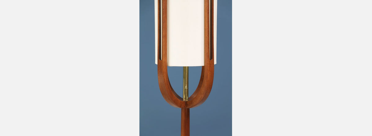 Mid-Century "Torch" Style Floor Lamp by Modeline