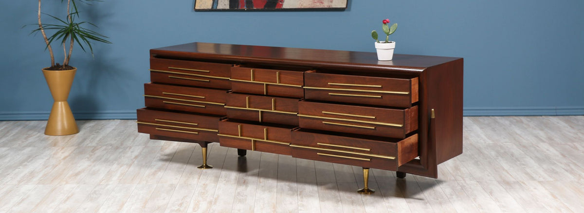 Mexican Modernist Surrealist Dresser by Frank Kyle