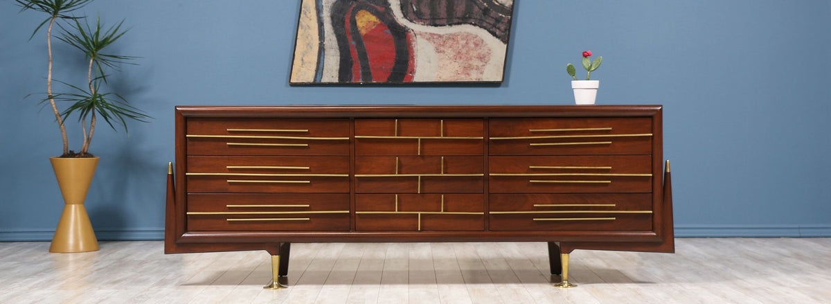 Mexican Modernist Surrealist Dresser by Frank Kyle