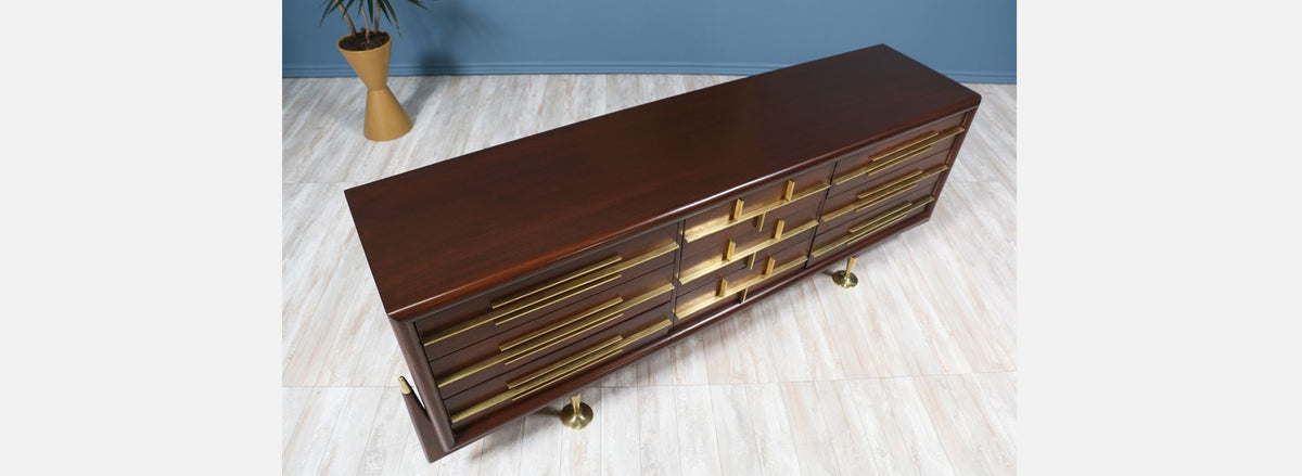 Mexican Modernist Surrealist Dresser by Frank Kyle