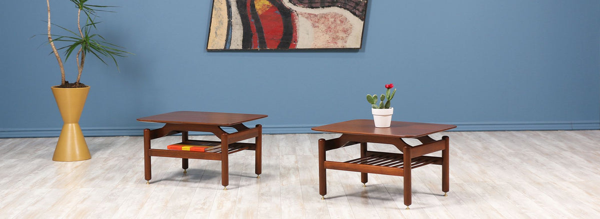 Greta M. Grossman Two-Tier Side Tables for Glenn of California