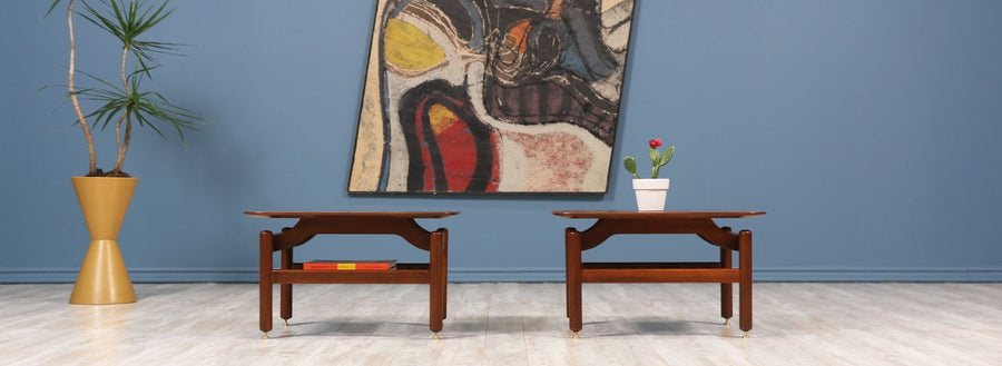Greta M. Grossman Two-Tier Side Tables for Glenn of California